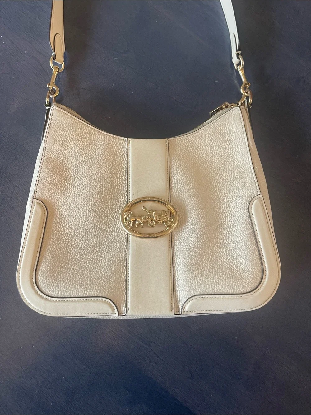 Coach C1534 Georgie Hobo in Chalk